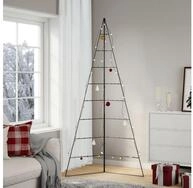vidaXL K&uuml;nstlicher Weihnachtsbaum 210 cm Metall-Weihnachtsbaum zum Dekorieren