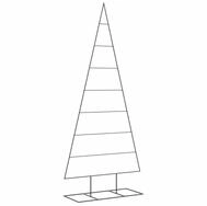 vidaXL K&uuml;nstlicher Weihnachtsbaum Metall-Weihnachtsbaum zum Dekorieren Schwarz...
