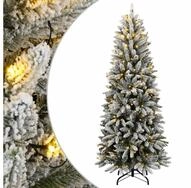 vidaXL K&uuml;nstlicher Weihnachtsbaum, K&uuml;nstlicher Weihnachtsbaum mit Schnee 300...