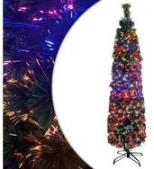 vidaXL K&uuml;nstlicher Weihnachtsbaum K&uuml;nstlicher Weihnachtsbaum Schlank mit St&auml;nder