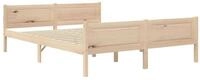 vidaXL Bett Massivholzbett Kiefer 140x200 cm