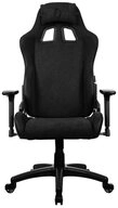 Arozzi Gaming-Stuhl Avanti Soft Fabric Gaming-Stuhl, Pure Black