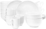 Geschirr-Set SELTMANN WEIDEN "Fr&uuml;hst&uuml;cks-Set Amina 18er Set", wei&szlig;, 18, Porzellan,