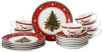 Hutschenreuther Kaffeeservice Happy Wintertime Kaffeeset/Kombi 18tlg, Porzellan