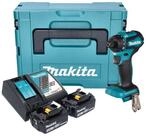 Makita Akku-Schrauber DDF 083 RFJ Akku Bohrschrauber 18 V 40 Nm 1/4'' Brushless...