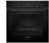 SIEMENS Backofen iQ300 iQ300, HB213ABB3 Einbau-Backofen, Deep black inox, EEK:...