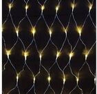 Mojawo Lichtervorhang 240er LED-Lichternetz warmwei&szlig;