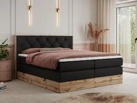MKS M&Ouml;BEL Boxspringbett VENETO KING (Doppelbett, Multipocket-Matratzen, Topper