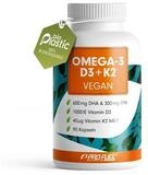 ProFuel Omega 3 + D3 + K2 90 Algen&ouml;l Kapseln Kapseln, 124 g, Kapseln