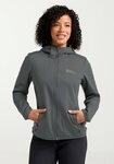 Jack Wolfskin Softshelljacke WINDHAIN HOODY W