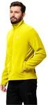 Fleecejacke JACK WOLFSKIN "TAUNUS FZ M", Herren, Gr. S, gelb (firefly), Fleece,