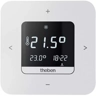 theben Raumthermostat 8120200 RAMSES 812 top3, Digital-Uhrenthermostat,