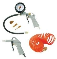 STANLEY Kompressor Stanley Pneumatisches Werkzeugsatz - 6-tlg - Spiralschlauch,