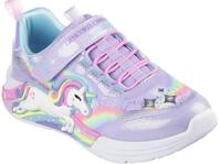 Skechers UNICORN CHASER Sneaker Blinkschuh mit Einhorn, Gr&ouml;&szlig;enschablone zum