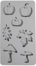 Rayher Modellierwerkzeug Silikon Gie&szlig;form K&uuml;rbis, 14,5 cm x 26,0 cm x 1,0 cm
