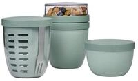 Mepal Lunchbox Ellipse Lunchpot, Fruitpot und Snackpot 3er Set, Kunststoff, (3-tlg)