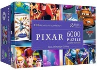 Trefl Puzzle UFT Disney Pixar Animationsgalerie, 6000 Teile, 6000 Puzzleteile