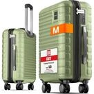 Travely Koffer Polycarbonat Handgep&auml;ck Koffer 55x40x20cm - f&uuml;r Ryanair...