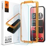 Spigen Displayschutzglas Spigen GLAStR Fit Displayschutzfolie 2er-Pack +...