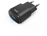 Hama USB Ladeger&auml;t, USB A Netzteil, Universaladapter, LED Anzeige, 6 W