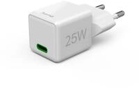 Hama Schnellladeger&auml;t (USB-C, PD/QC, extraklein 2,9 x 2,75 x 2,75 cm, 25 W)