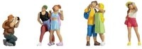 NOCH Modelleisenbahn-Figur TT Figuren Touristen 45473