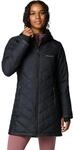 Steppmantel COLUMBIA "Heavenly Long Hooded Jacket", Damen, Gr. XS (32), schwarz,