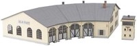MiniTrix Modelleisenbahn-Set N Bausatz Lokschuppen Selb 66341