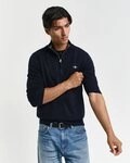 Gant Troyer CLASSIC COTTON HALF ZIP mit gerippten Details