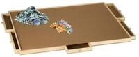 relaxdays Puzzleunterlage Puzzlebrett mit 6 Schubladen