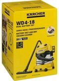 K&Auml;RCHER Nass-Trocken-Sauger WD 4-18 S Dual Battery Set V-20/22