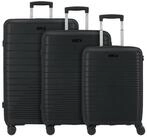 D&N Trolleyset Travel Line, 4 Rollen, (3-teilig, 3 tlg), Polypropylen
