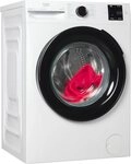 BEKO Waschmaschine BM3WFU3841X, 8 kg, 1400 U/min, Waschen mit EnergySpin: Bis...