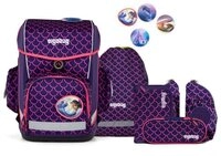 ergobag Schulranzen Cubo Light (5tlg., inkl. Federm&auml;ppchen, Schlamperrolle,