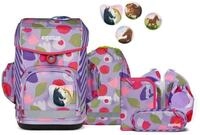 ergobag Schulranzen Cubo Light (5tlg., inkl. Federm&auml;ppchen, Schlamperrolle,