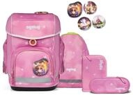 ergobag Schulranzen Cubo 5tlg inkl Sportbeutel Federmappe Schlamperm&auml;ppchen und
