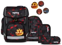 ergobag Schulranzen Cubo (5tlg., inkl. Sportbeutel, Federm&auml;ppchen,