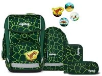 ergobag Schulranzen Cubo (5tlg., inkl. Sportbeutel, Federm&auml;ppchen,