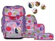 ergobag Schulranzen ergobag cubo Schulranzen-Set Bl&uuml;tenzauB&auml;r