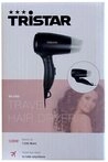 Tristar Reisehaartrockner Tristar HD-2460 klappbarer Reise-Haartrockner schwarz 1200W