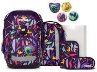 ergobag Schulrucksack Pack (6tlg., Federm&auml;ppchen, Sportrucksack, Heftebox,