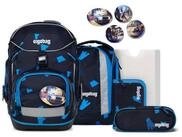 ergobag Schulranzen Schulranzen-Set PACK VerfolgB&auml;rjagd 6-teilig (6-teilig),
