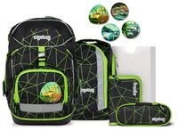 ergobag Schulranzen Schulranzen-Set PACK CyB&auml;r Race 6-teilig (6-teilig),