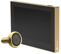 EZVIZ Digitaler T&uuml;rspion HP2 gold (mit Monitor, Weitwinkelkamera,