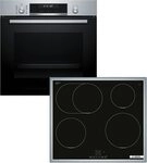 BOSCH Backofen-Set HBD675CS62, mit Teleskopauszug nachr&uuml;stbar,
