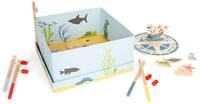 Legler Spiel small foot 12285 - Angelspiel 4 Friends, mit Magnet-Funktion, Lerns...