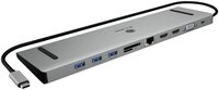 ICY BOX Laptop-Dockingstation USB Type-C&reg; DockingStation mit dreifacher...