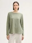 TOM TAILOR Sweatshirt Strick & Sweatshirts Soft-Touch Sweatshirt mit Knopf-Details