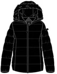 CMP Outdoorjacke CMP Damen Jacke WOMAN JACKET FIX HOOD 34K0036F schwarz 34 EU