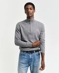 Gant Troyer CLASSIC COTTON HALF ZIP mit gerippten Details